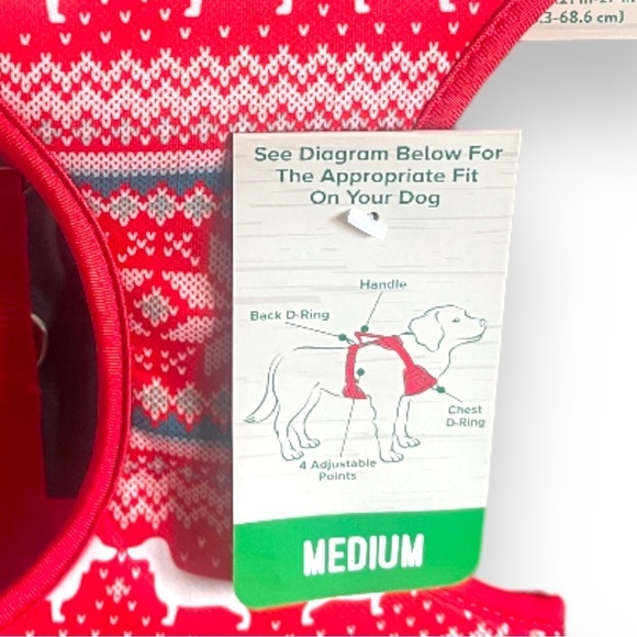 Winter themed dog harness​ - Picture 2 of 3